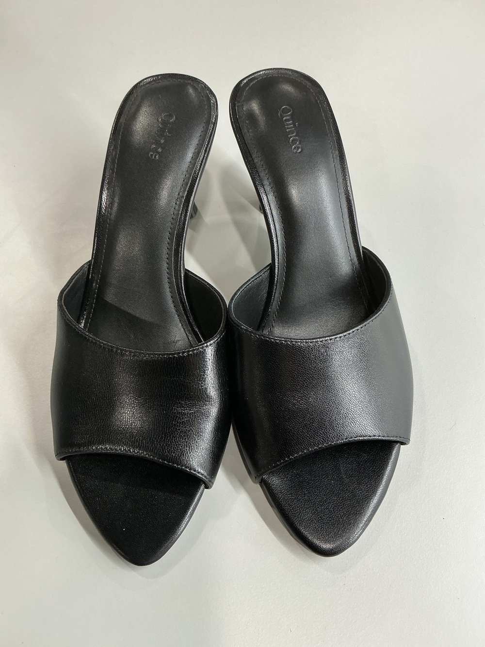 Italian Leather 65mm Stiletto Mule